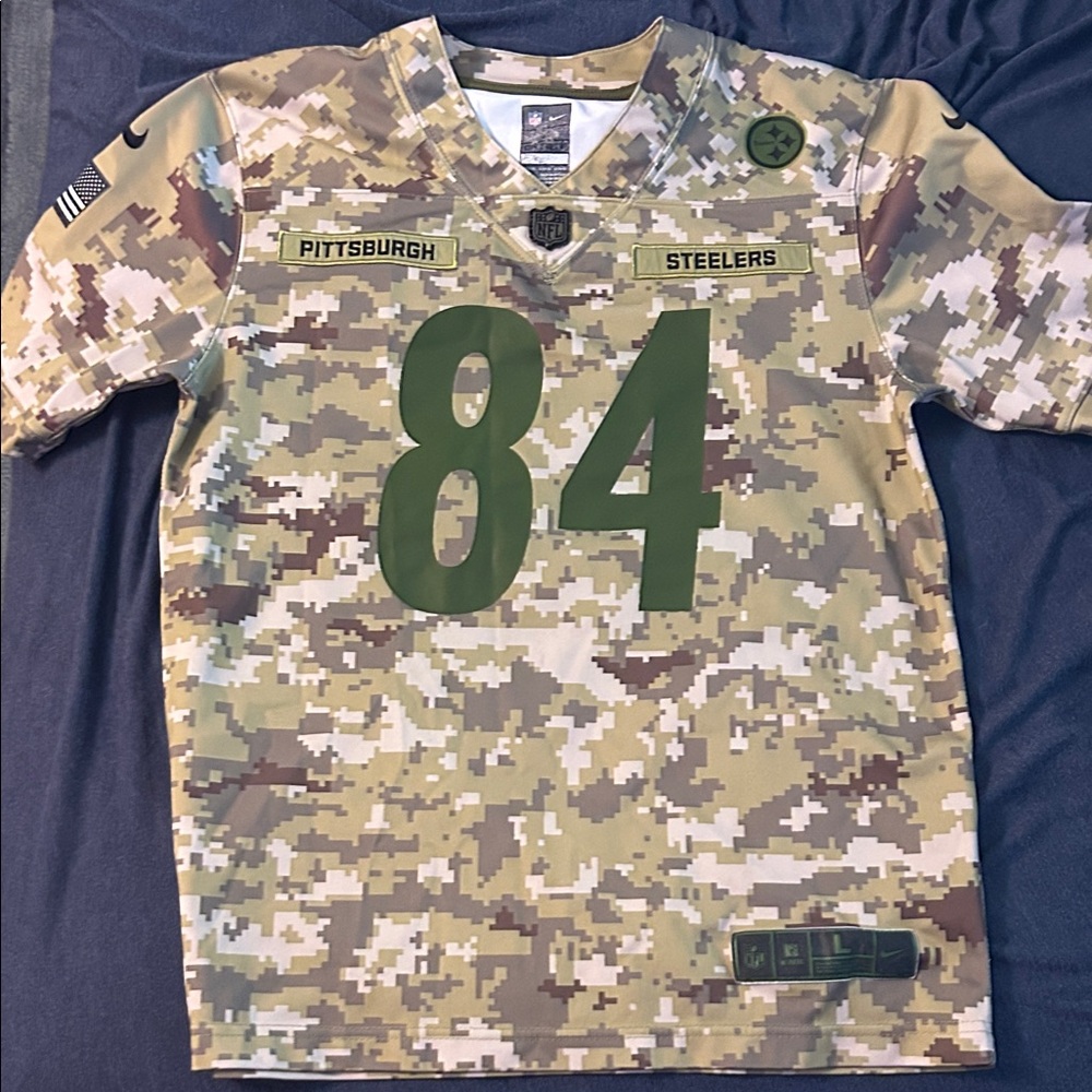 Pittsburgh Steelers Antonio Brown Military Camo Edition